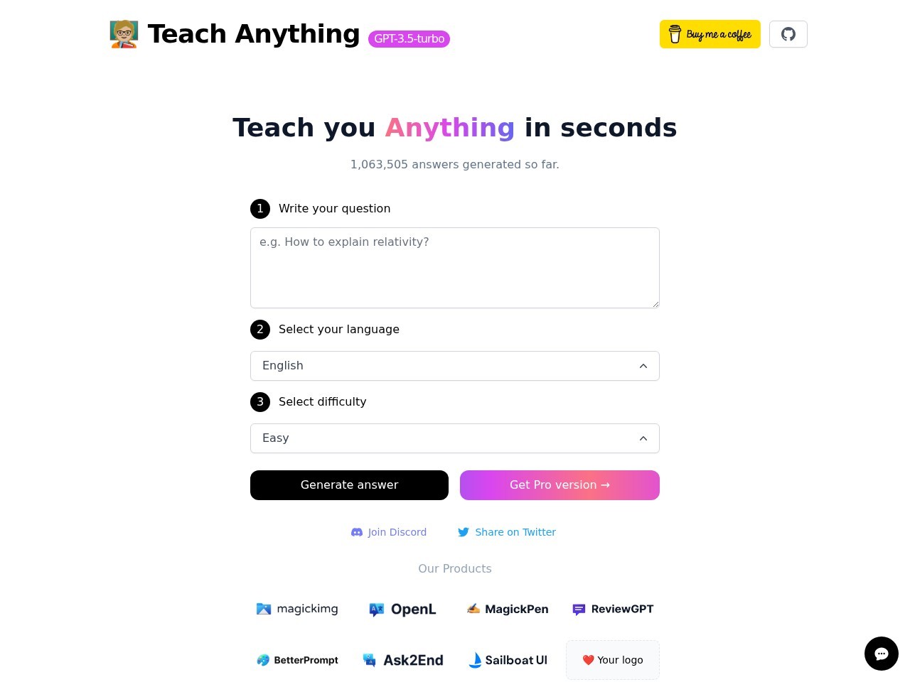 Teach Anything