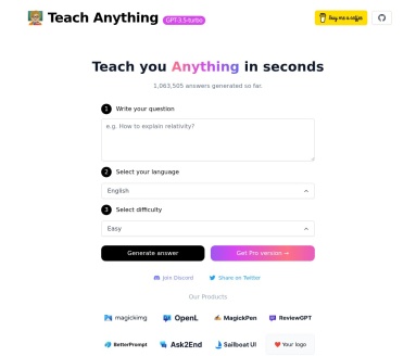Teach Anything