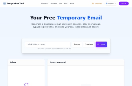 TempInBoxTool临时邮箱