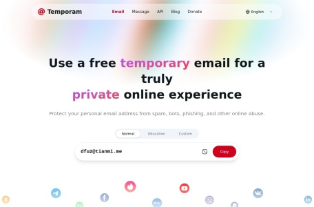 Temp Mail: 临时邮箱免费无限生成