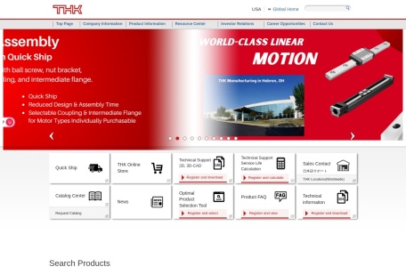 THK – 全球领先的直线运动系统与机械部件制造商