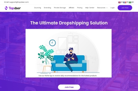 Topdser_Topdser全称是Topdser trend watch（购物趋势监测），是一款颇受欢迎的Drop-shipping应用程序，能够提供热门产品的实时数据，并整合速卖通热销产品、Facebook受欢迎产品、高利润率产品等数据