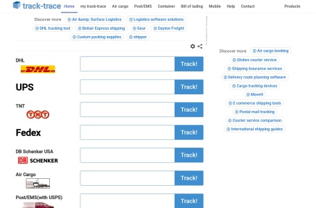 track国际货物查询