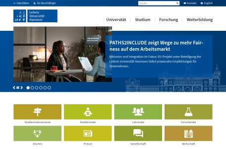 莱布尼茨汉诺威大学 (Leibniz Universität Hannover) 官网