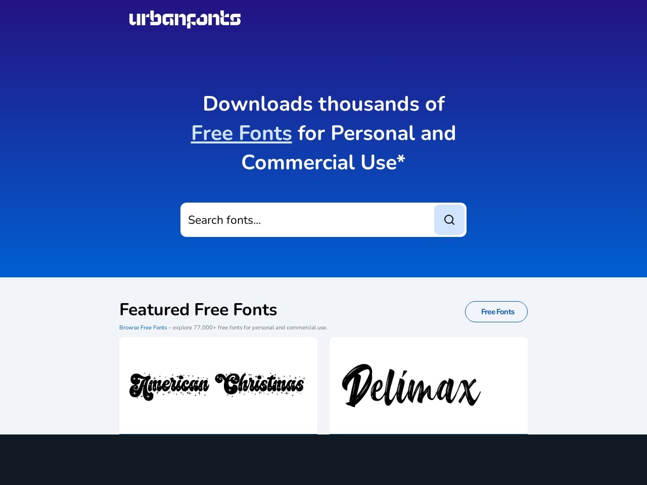 Urban Fonts