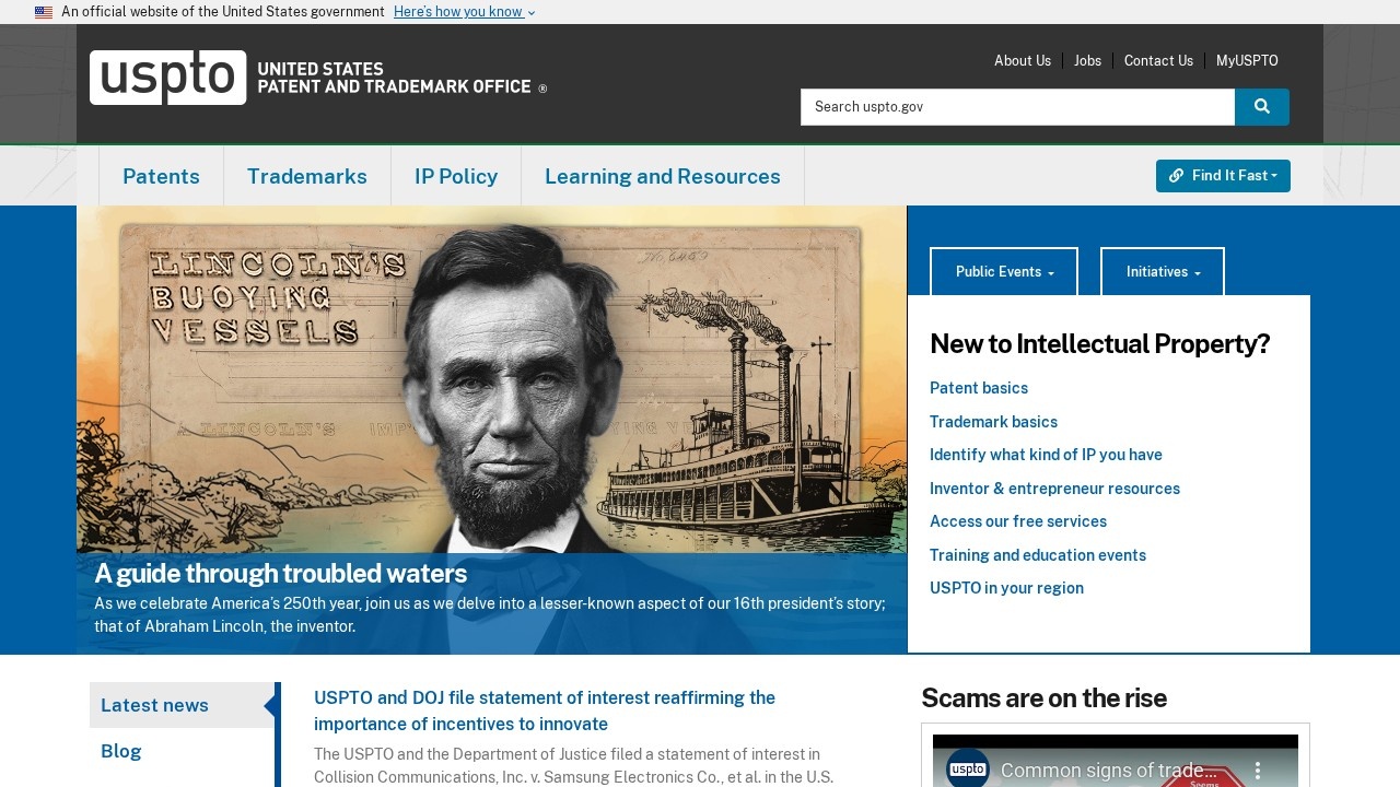 美国专利商标局