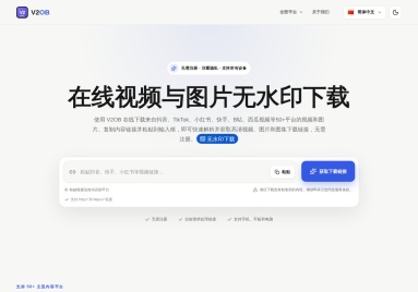 V2OB 在线视频与图片下载