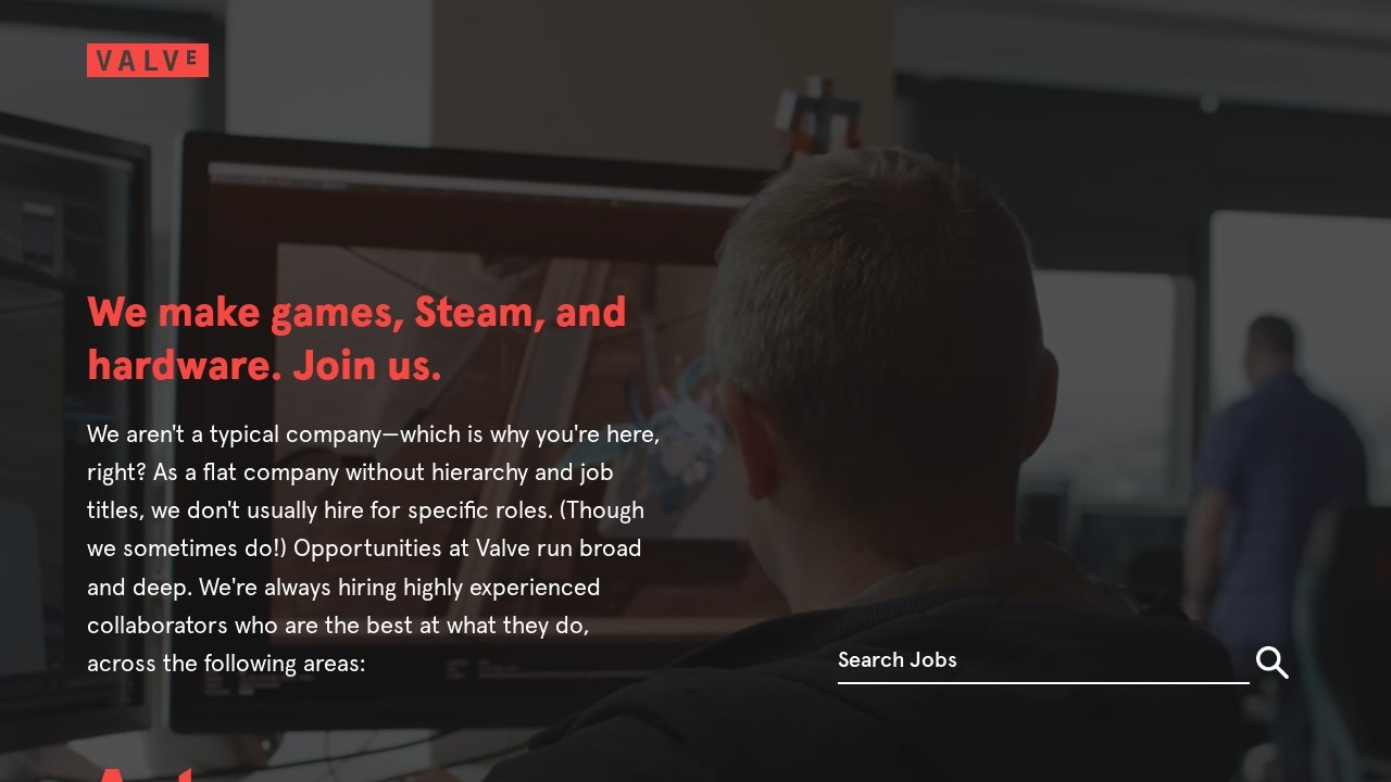 Valve–游戏与Steam平台开发商