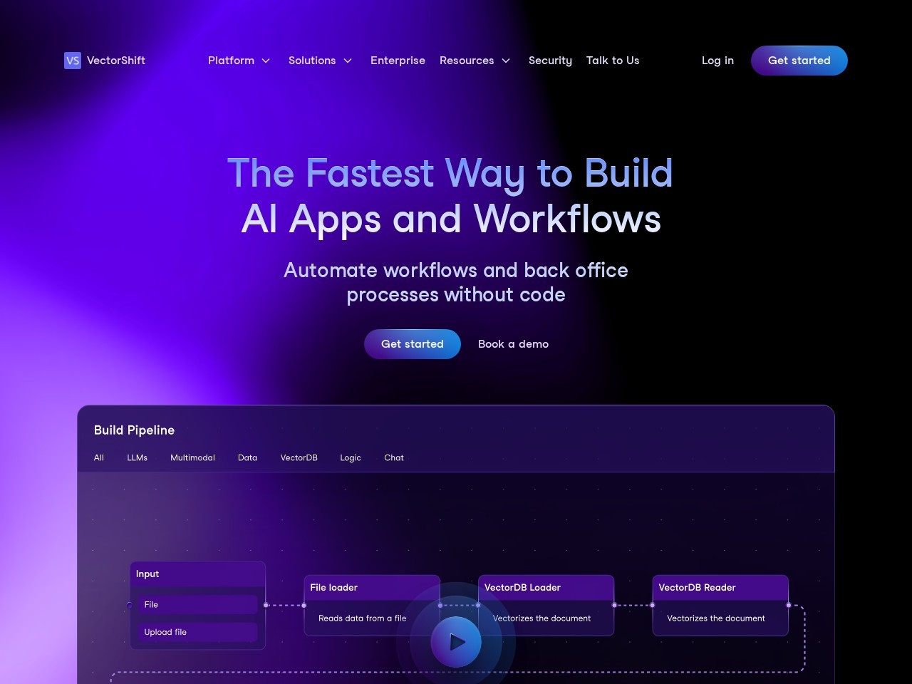 VectorShift – 端到端的AI自动化平台