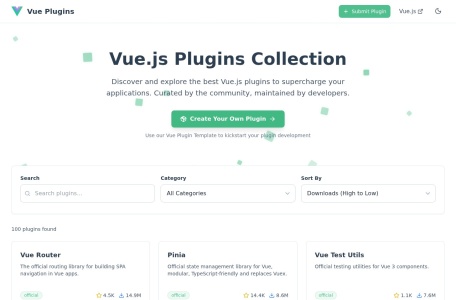 Vue.js Plugins Collection-我爱网址导航