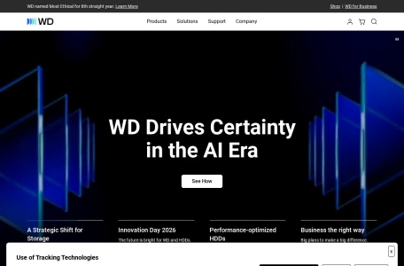Western Digital – High-Capacity Digital Storage Solutions for PCs, NAS, Gaming, and Data Centers