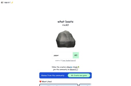 What Beats Rock