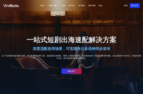 WiiMedia 一站式智能译配平台