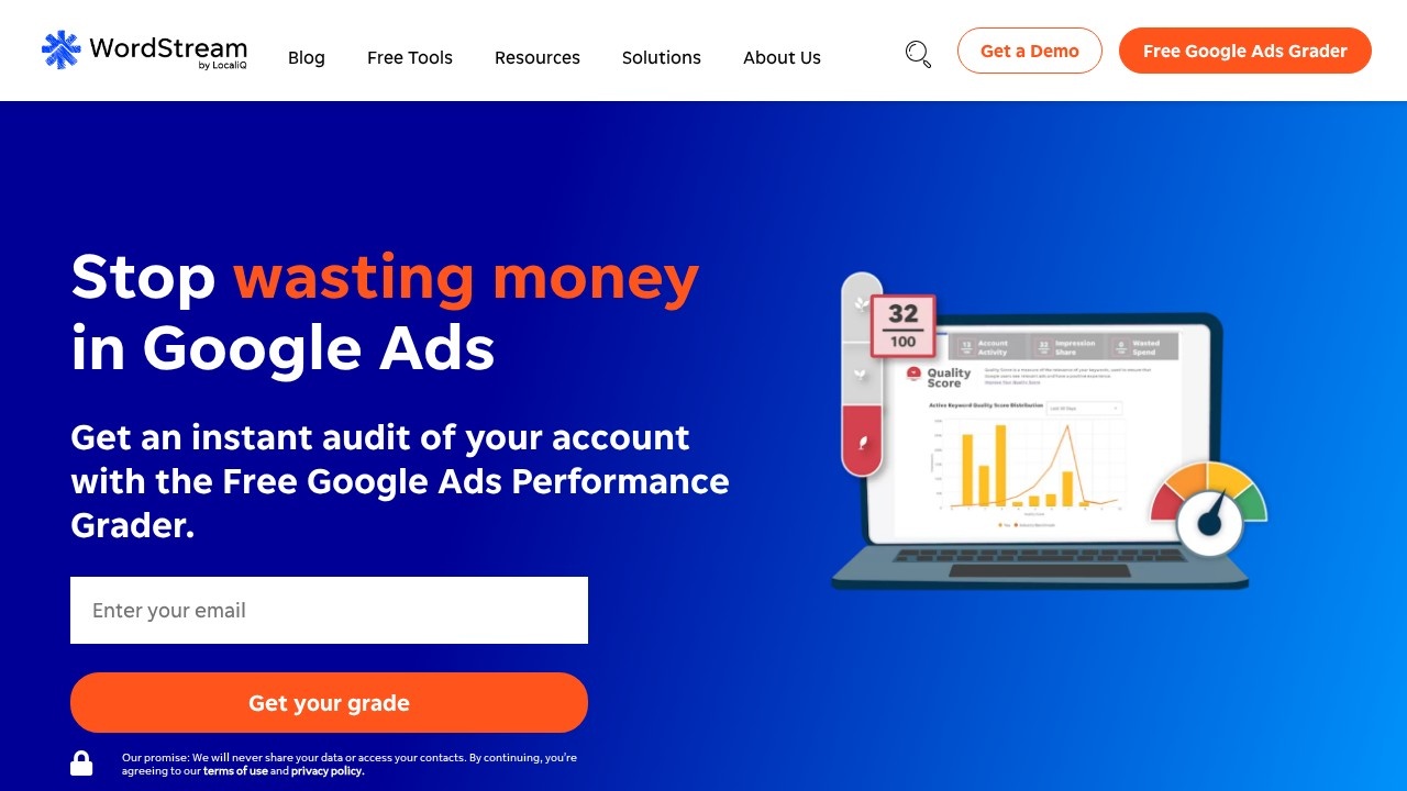 WordStream Free Keyword Tool