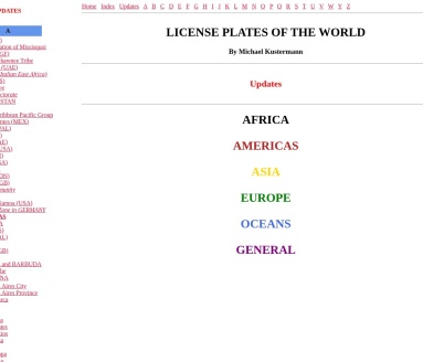 License Plates of the World全球车牌资料库