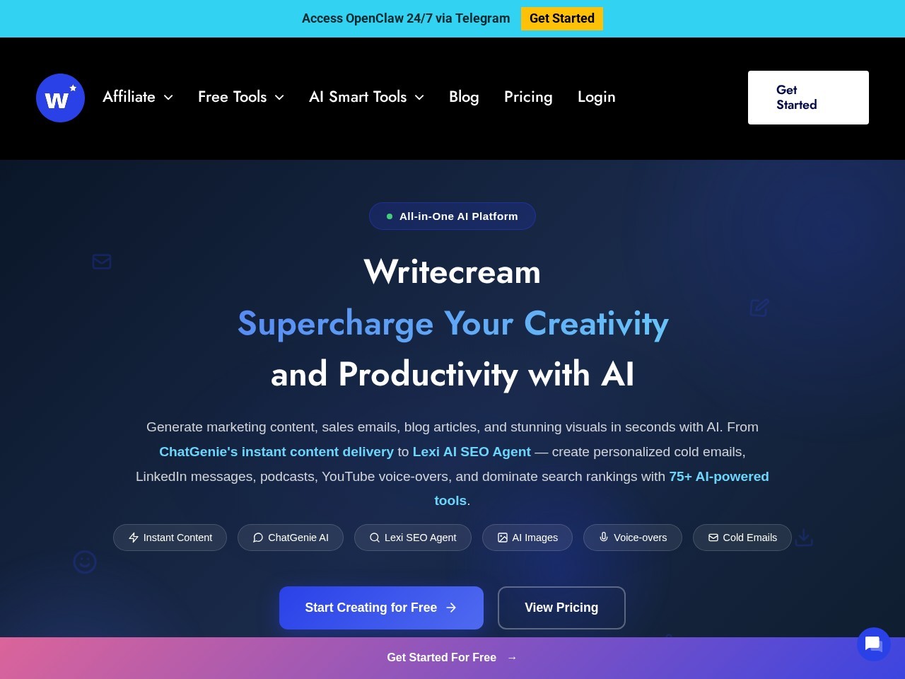 Writecream AI Content Detector