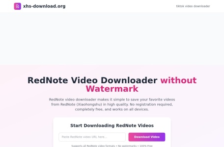 小红书视频下载器-我爱网址导航