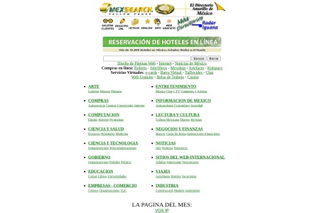 Mex Search Yellow Pages Server