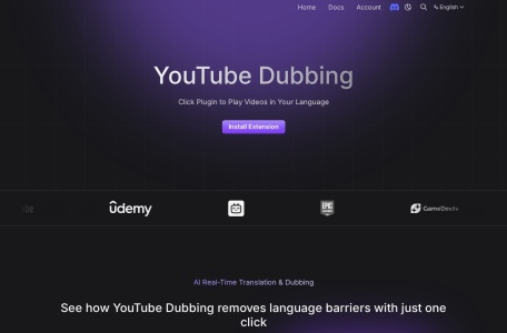 YouTube Dubbing-我爱网址导航