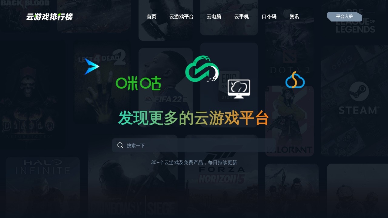 云游戏排行榜