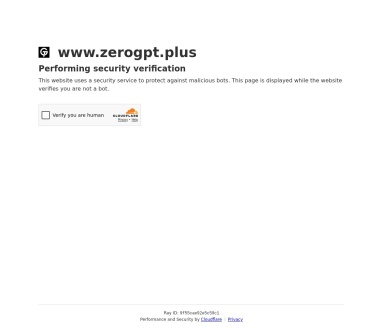 ZeroGPT Plus