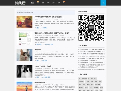 醉风云博客