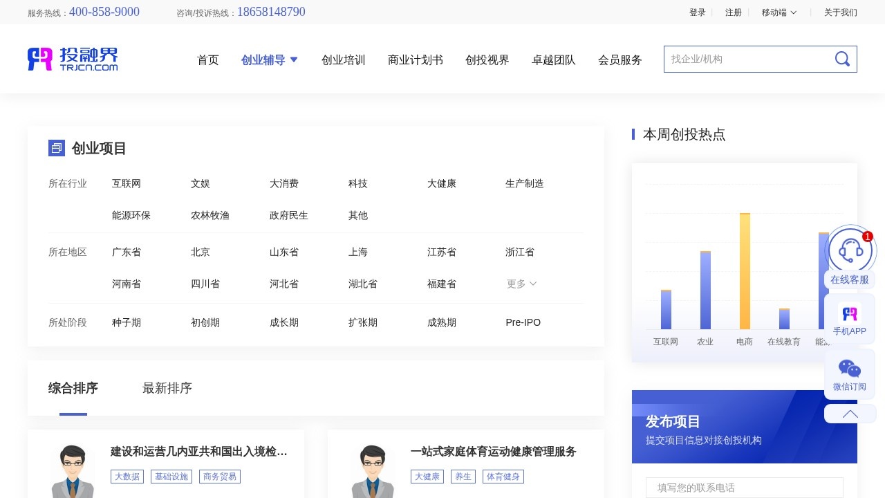 投融界项目库