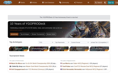 YGOPRODeck – Download and Share Yu-Gi-Oh! Decks