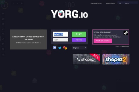 在线YORG.io网页游戏