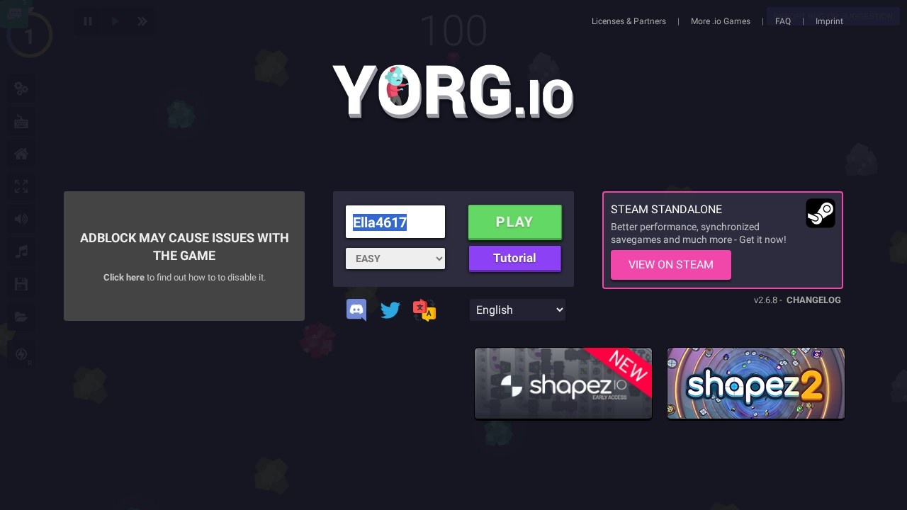 在线YORG.io网页游戏