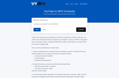 YTMP3 Converter