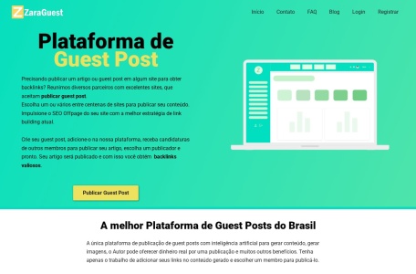 Plataforma de Guest Post – ZaraGuest