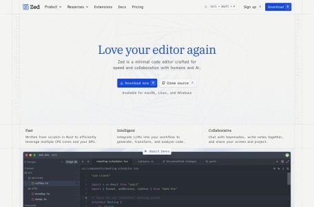 Zed.dev代码编辑器